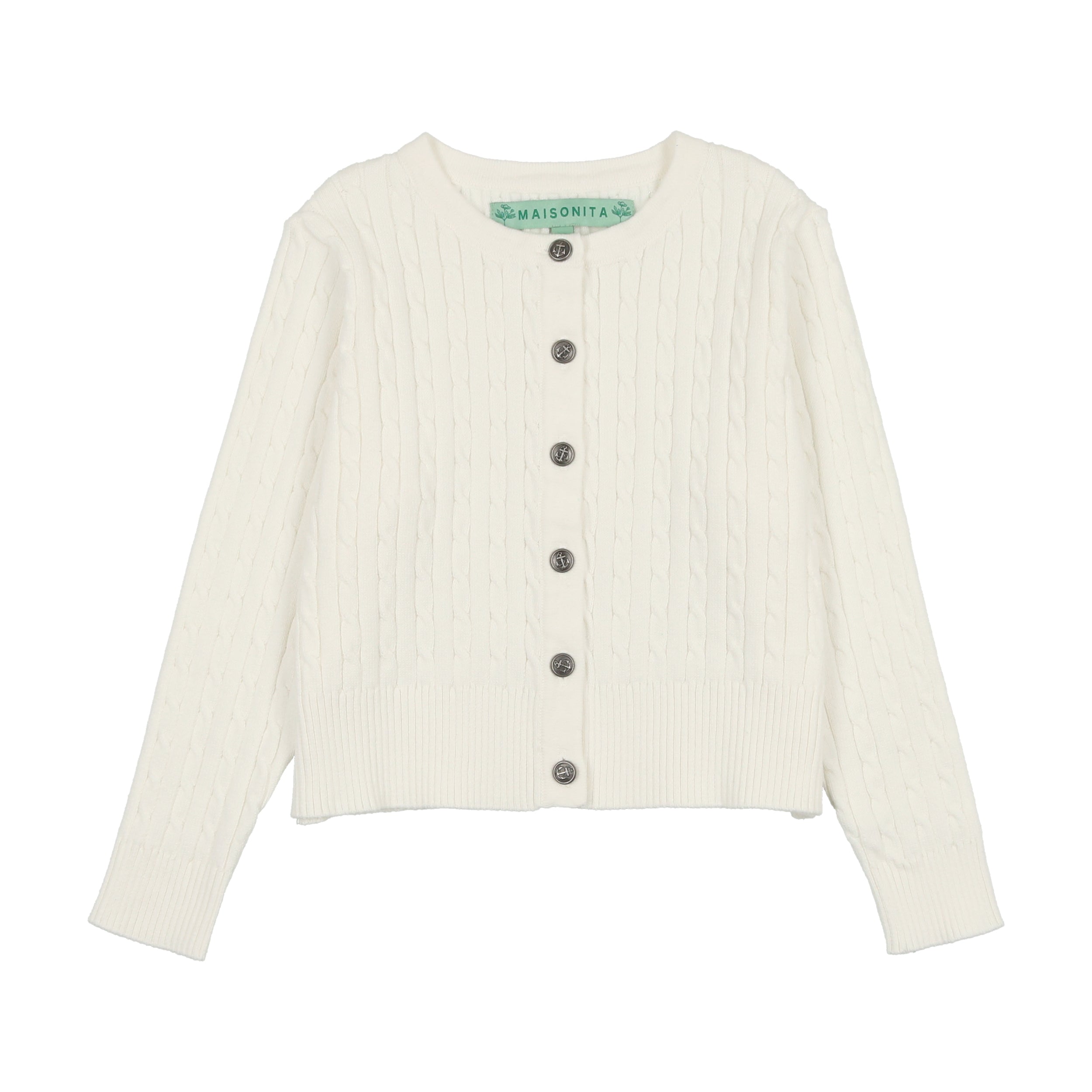 Ivory Cabled Cardigan