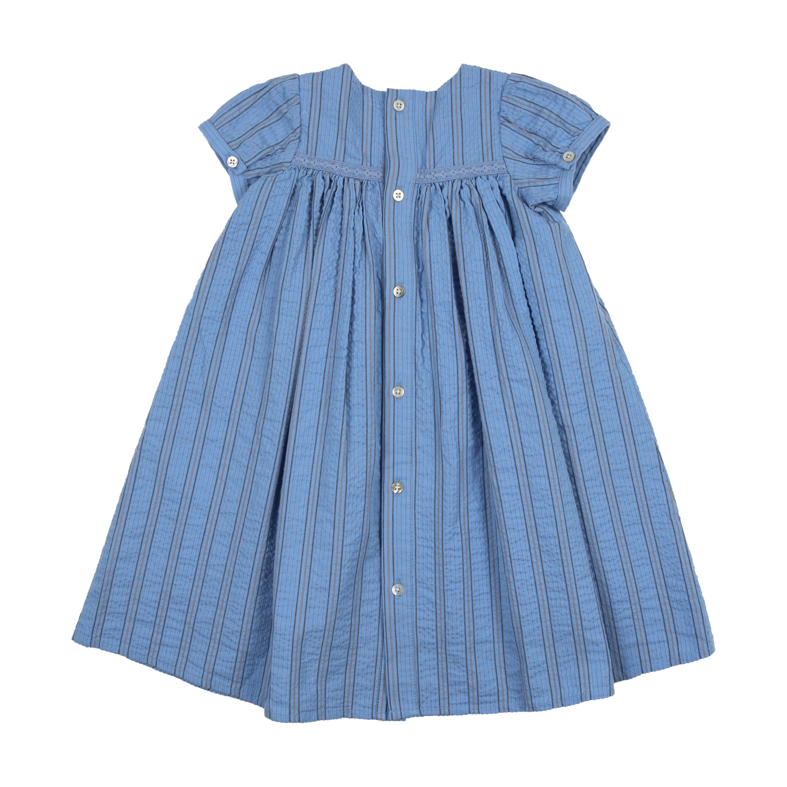 Blue Striped Dress