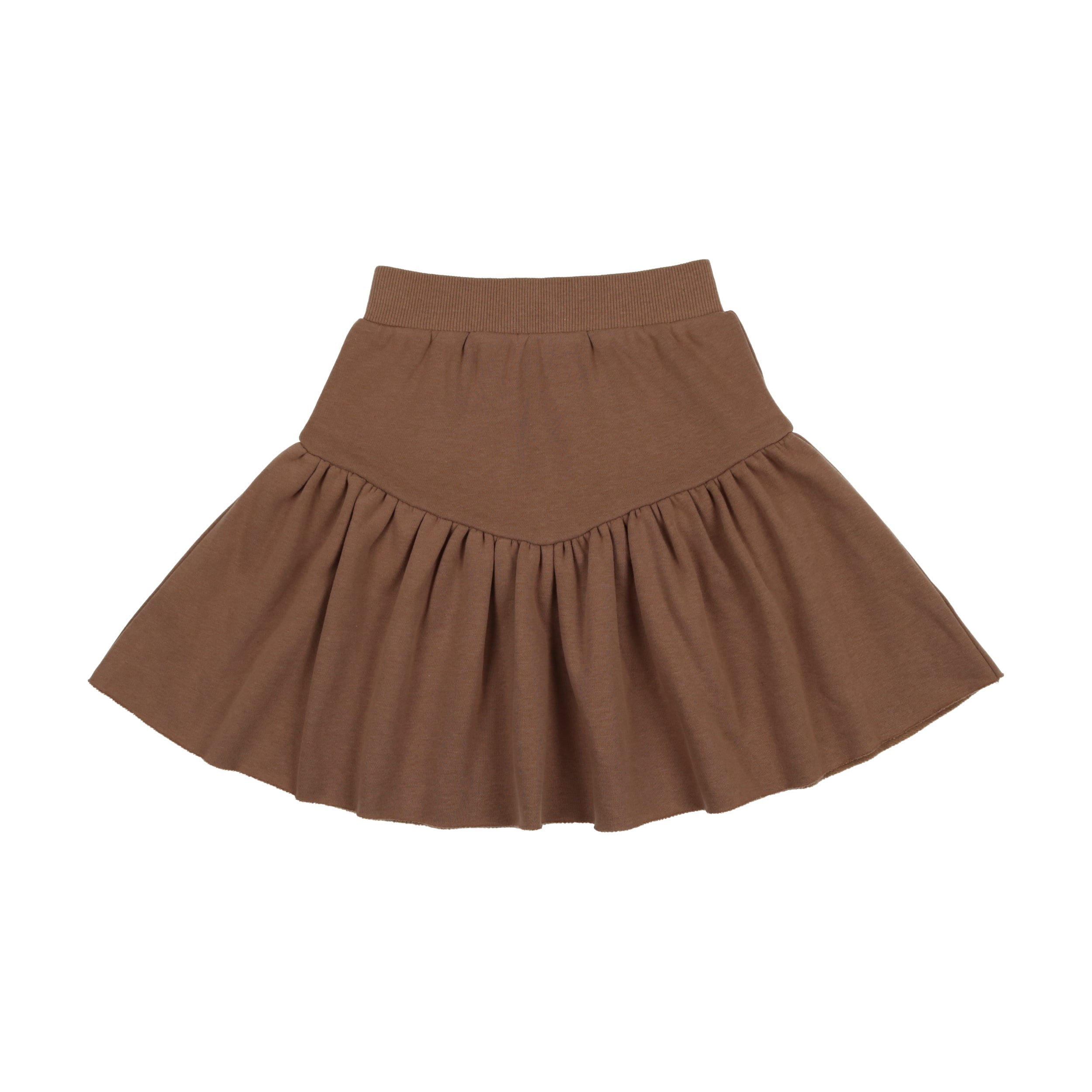 Brown Sweatshirt Skirt
