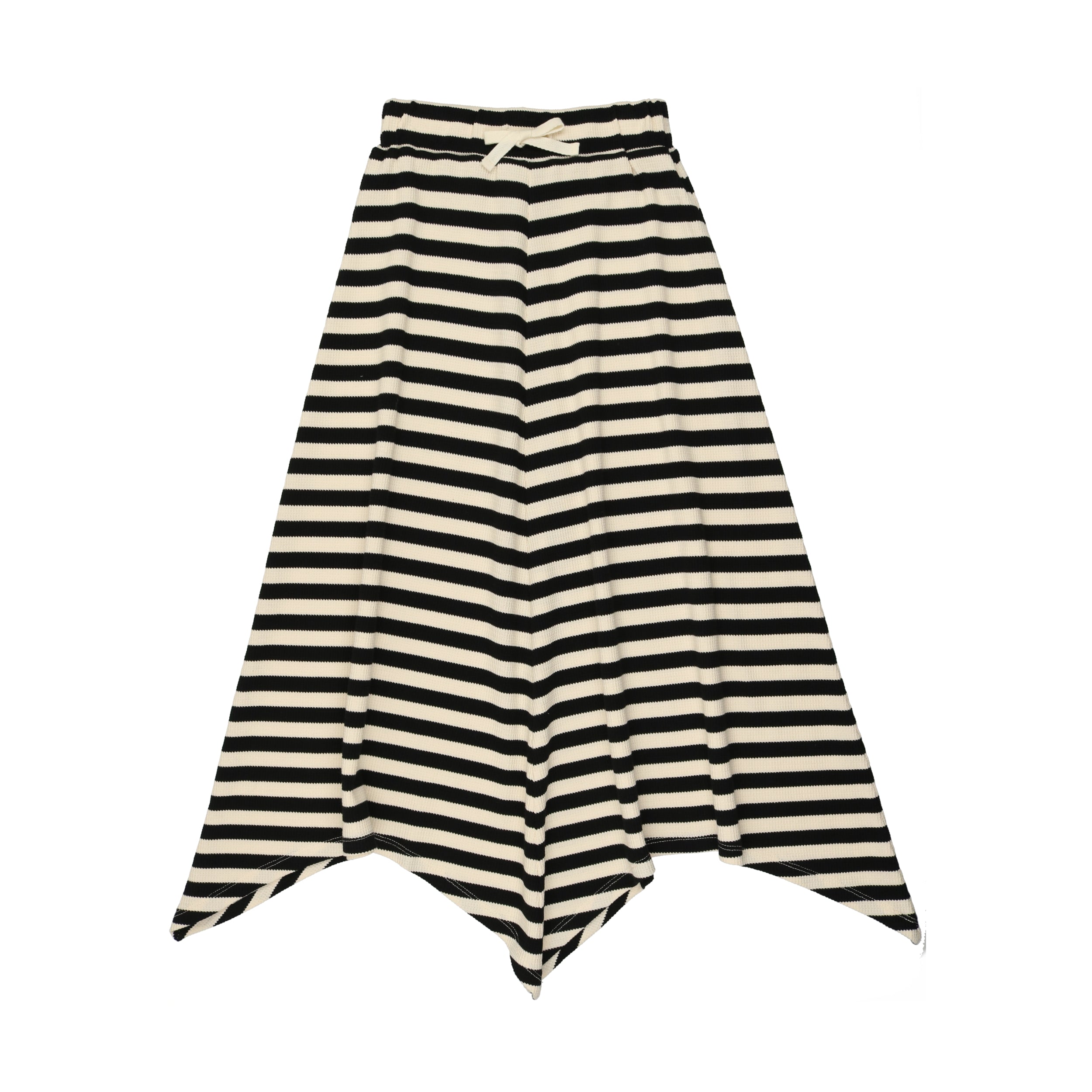 Striped waffle Skirt