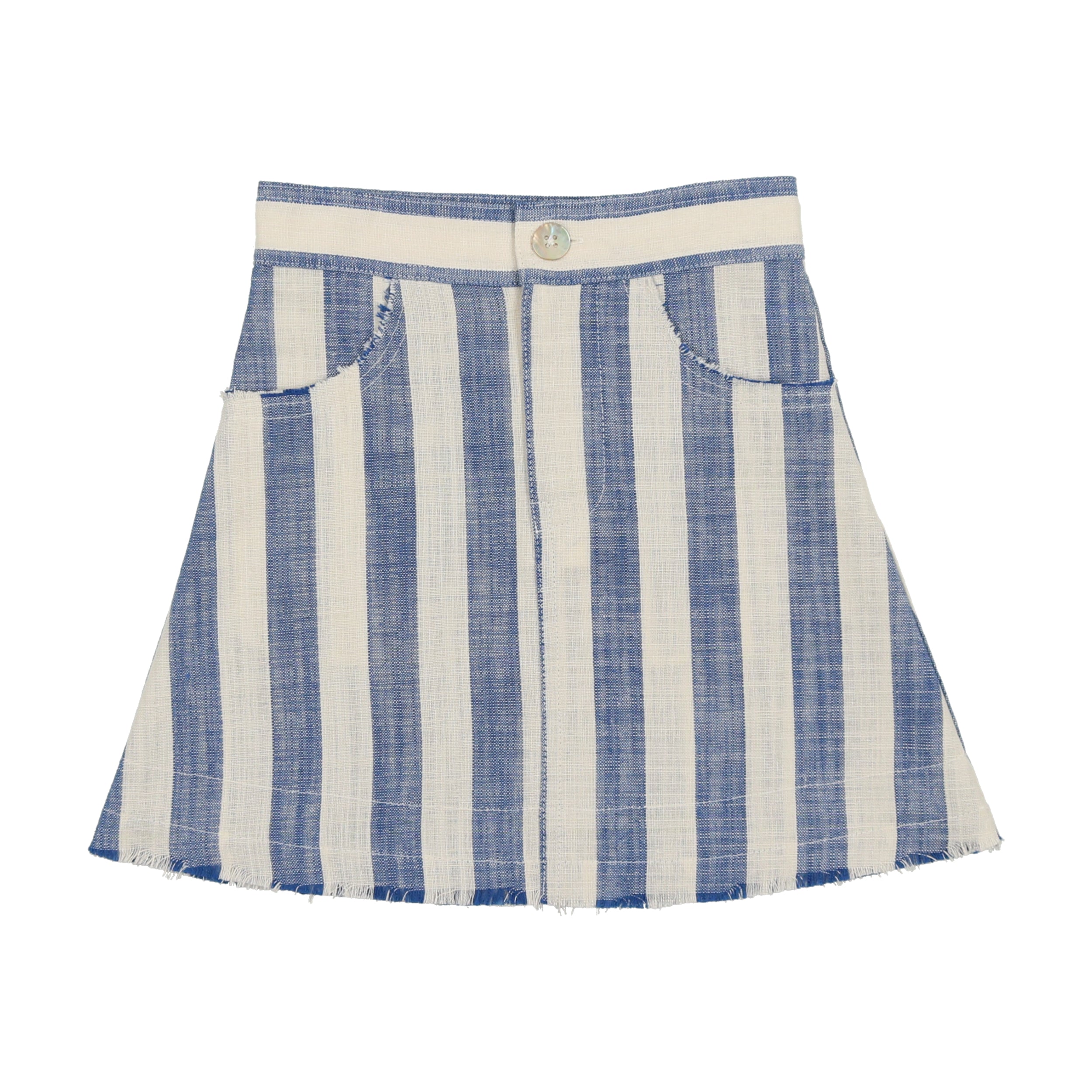 Blue Woven Skirt