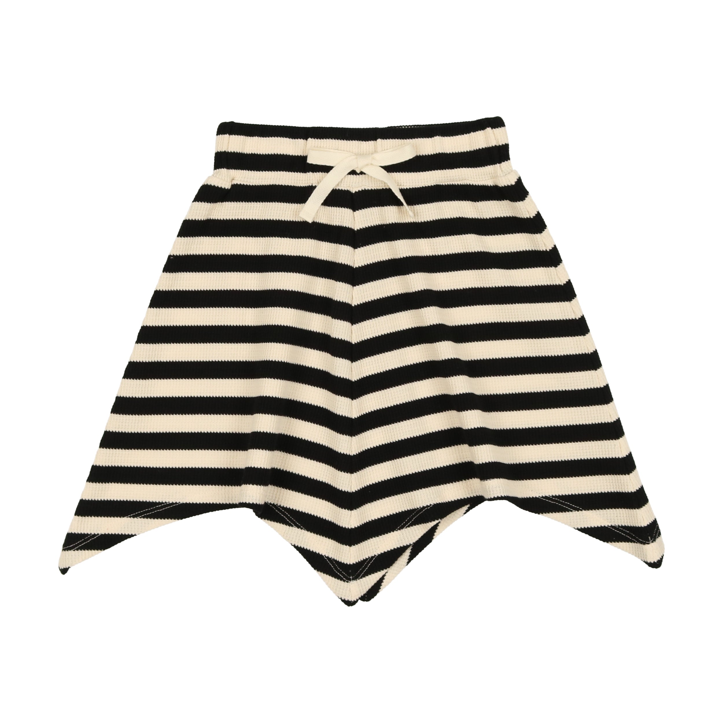 Striped waffle Skirt